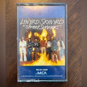 LYNYRD SKYNYRD - Street Survivors  Cassette 1977 Banned Flames Cover